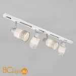 Трековый светильник Eurosvet Silvia 20075/4 белый с золотом - Фото 0