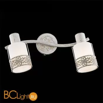 Бра Eurosvet Сильвия 20025/2 белый с золотом