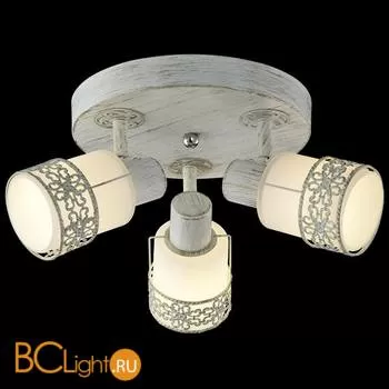 Потолочная люстра Eurosvet Сильвия 20026/3 белый с золотом