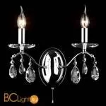 Бра Eurosvet Симфония 10059/2 хром/прозрачный хрусталь Strotskis