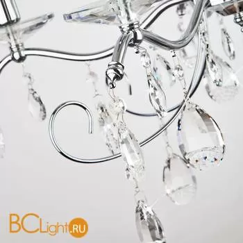 Люстра Eurosvet Симфония 10059/5 хром/прозрачный хрусталь Strotskis - Фото 1