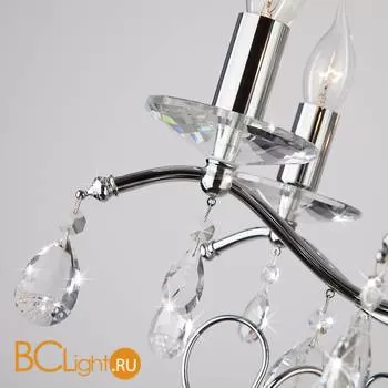 Люстра Eurosvet Симфония 10059/8 хром/прозрачный хрусталь Strotskis - Фото 0