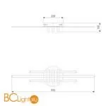 Потолочный светильник Eurosvet Skyline 90243/3 хром - Фото 0