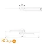 Потолочный светильник Eurosvet Skyline 90243/4 хром - Фото 1