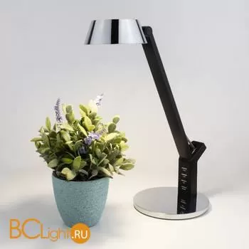 Настольная лампа Eurosvet Slink 80426/1 черный / серебро a053230 - Фото 3