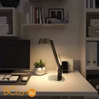 Настольная лампа Eurosvet Slink 80426/1 черный / серебро a053230