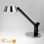 Настольная лампа Eurosvet Slink 80426/1 черный / серебро a053230 - Фото 0