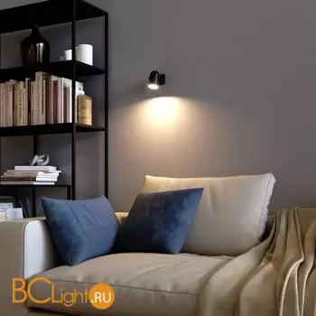 Настенный светильник Eurosvet Snap 20167/1 черный a063283 - Фото 0