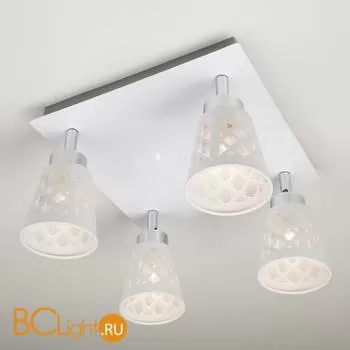 Потолочный светильник Eurosvet Snowy 20060/4 белый - Фото 2