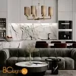 Люстра Eurosvet Soffio 60134/6 никель a058368 - Фото 2