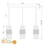 Подвесной светильник Eurosvet Soho 50209/3 бронза - Фото 2