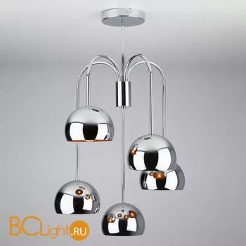 Подвесной светильник Eurosvet Solario 70067/5 хром - Фото 0