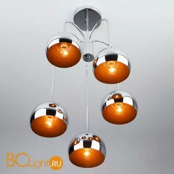 Подвесной светильник Eurosvet Solario 70067/5 хром - Фото 1