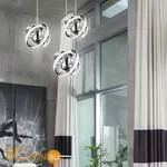 Подвесной светильник Eurosvet Solo 90057/1 хром 12W - Фото 2