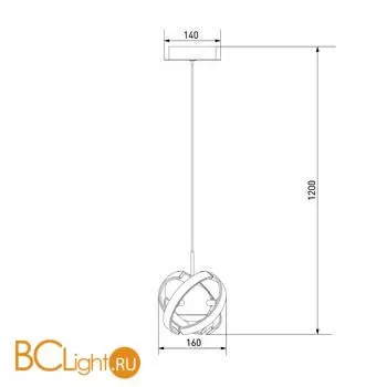 Подвесной светильник Eurosvet Solo 90057/1 хром - Фото 4