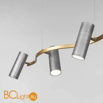 Подвесной светильник Eurosvet Spacer 90103/5 серый / золото - Фото 2