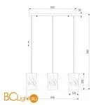 Подвесной светильник Eurosvet Spin 50184/3 медь - Фото 1