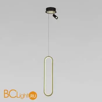 Подвесной светильник Eurosvet Spire 90269/1 черный/золото a060633
