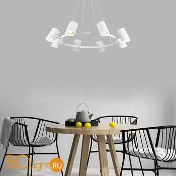 Подвесной светильник Eurosvet Splay new 70147/8 белый a062037 - Фото 0