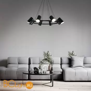 Подвесной светильник Eurosvet Splay new 70147/8 черный a062034 - Фото 3