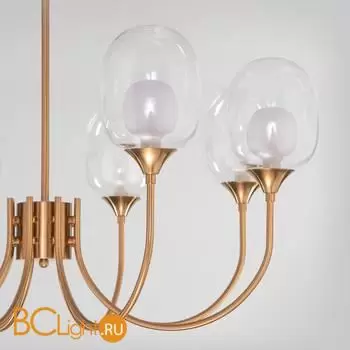 Люстра Eurosvet Spritz new 70217/8 латунь a064748 - Фото 0