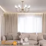 Люстра Eurosvet Spritz new 70217/8 латунь a064748 - Фото 2