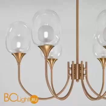 Люстра Eurosvet Spritz new 70217/6 латунь a064749 - Фото 0
