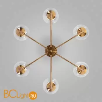 Люстра Eurosvet Spritz new 70217/6 латунь a064749 - Фото 1