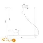 Подвесной светильник Eurosvet Stair 70145/1 латунь a061369 - Фото 1