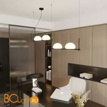 Подвесной светильник Eurosvet Stair 70145/4 черный a061373 - Фото 2