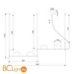 Подвесной светильник Eurosvet Stair 70145/4 черный a061373 - Фото 3