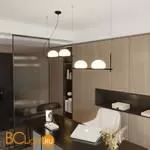 Подвесной светильник Eurosvet Stair 70145/4 черный a061373 - Фото 2