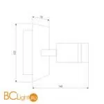 Настенный светильник Eurosvet Stalk 20064/1 LED хром - Фото 2