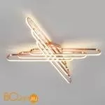 Потолочный светильник Eurosvet Staple 90133/6 розовое золото 156W