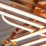 Потолочный светильник Eurosvet Staple 90133/6 розовое золото 156W - Фото 0