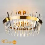 Подвесной светильник Eurosvet Steccato 10111/8 золотая бронза/прозрачный хрусталь Strotskis - Фото 0