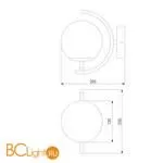 Бра Eurosvet Story 50072/1B золото - Фото 1