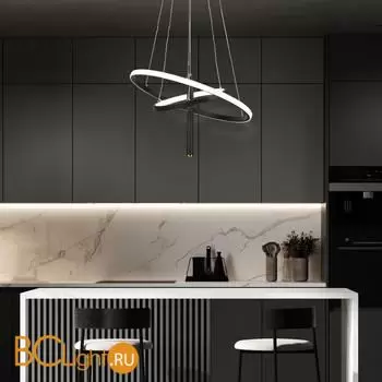 Подвесной светильник Eurosvet Stroke 90270/1 черный a060636 - Фото 0