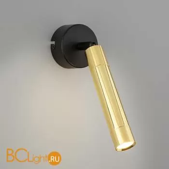 Потолочный светильник Eurosvet Strong 20084/1 LED черный/золото - Фото 2