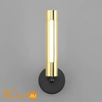 Потолочный светильник Eurosvet Strong 20084/1 LED черный/золото - Фото 1