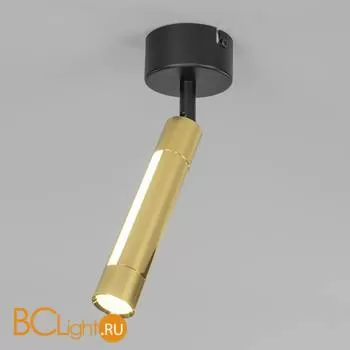 Потолочный светильник Eurosvet Strong 20084/1 LED черный/золото