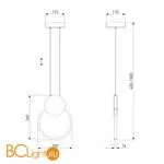 Подвесной светильник Eurosvet Style 50217/1 LED черный жемчуг - Фото 2