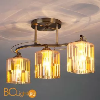 Потолочная люстра Eurosvet Susan 30124/3 античная бронза - Фото 0