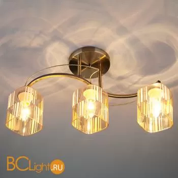 Потолочная люстра Eurosvet Susan 30124/3 античная бронза - Фото 1