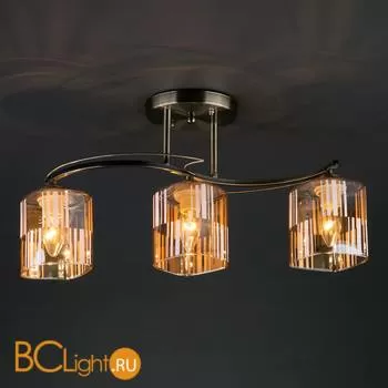 Потолочная люстра Eurosvet Susan 30124/3 античная бронза - Фото 3