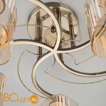 Потолочная люстра Eurosvet Susan 30124/5 античная бронза - Фото 1