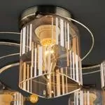 Потолочная люстра Eurosvet Susan 30124/5 античная бронза - Фото 6