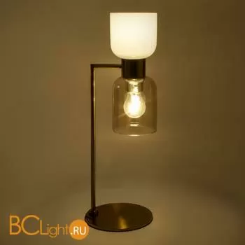 Настольная лампа Eurosvet Tandem 01084/2 латунь - Фото 0