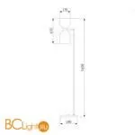 Торшер Eurosvet Tandem 01085/2 латунь - Фото 3