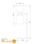 Настольная лампа Eurosvet Tandem 01084/2 никель - Фото 3